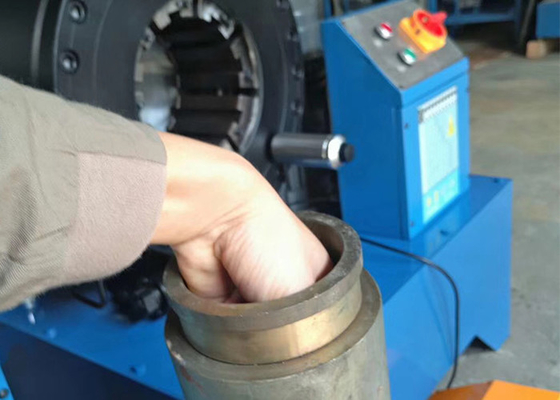 Hydraulic Cable Crimping Machine Air Hose Fitting Crimper Finn Power Swager